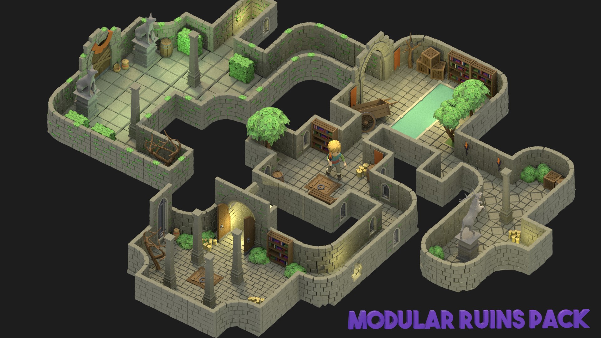 Ultimate Modular Ruins Pack